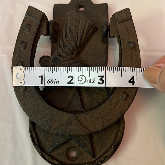 Rustic Cast Iron Door Knocker - Picture 6 of 6